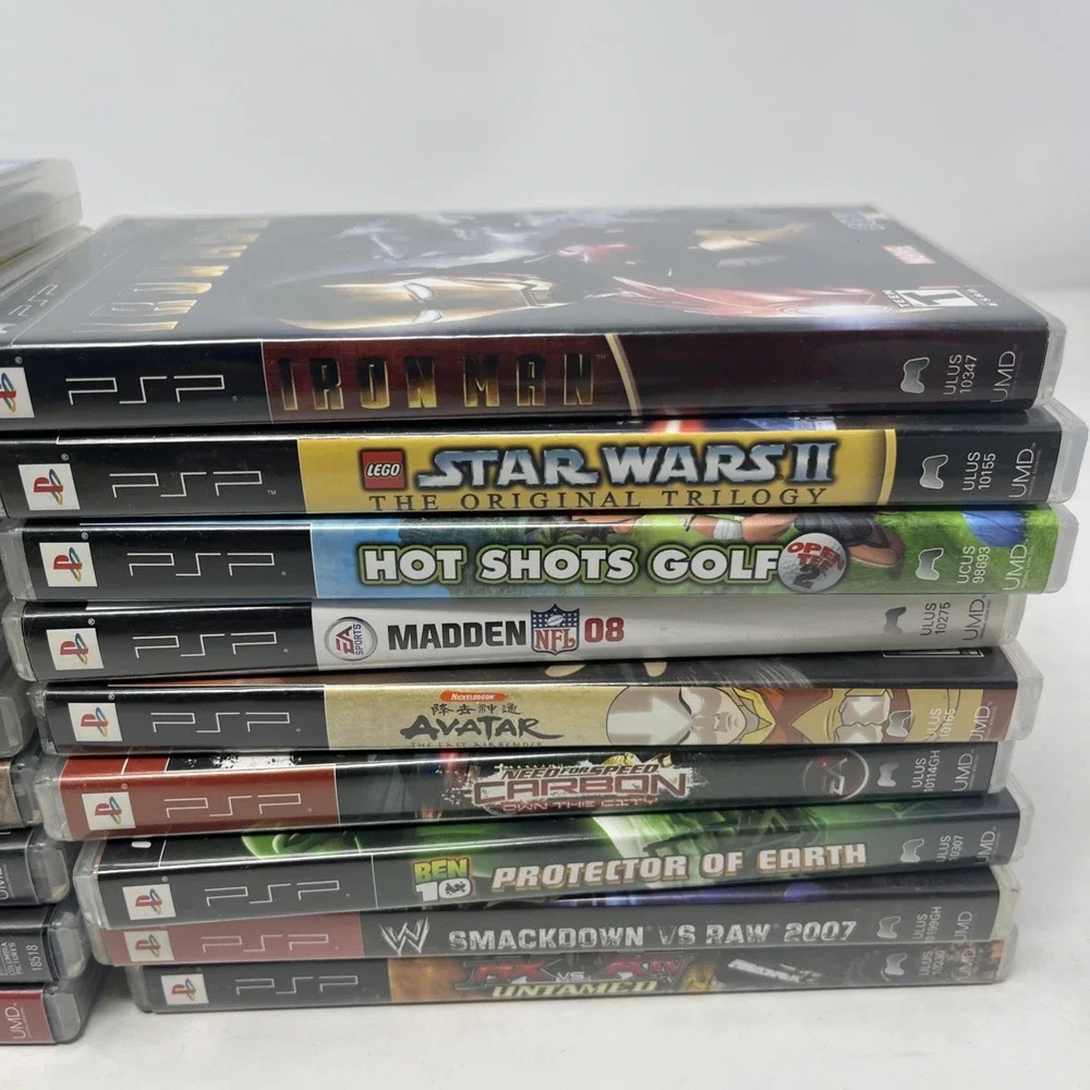 Lot of 19 Sony PSP Empty Game Cases With manuals *NO GAMES! OEM